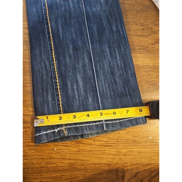 VTG Y2K Southpole Blue Denim Stonewashed Jeans 36x32 Thick Stitch Embroidered - Picture 6 of 9